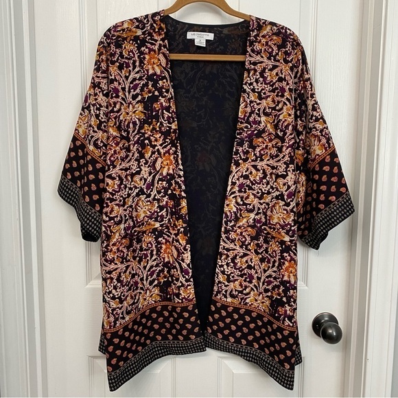 Liz Claiborne Woman Open Front Kimono 1X - Picture 1 of 8